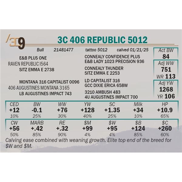 3C 406 Republic 5012