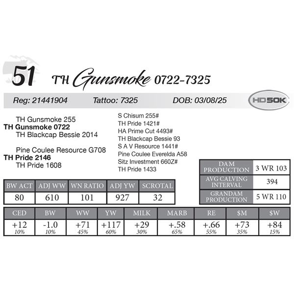 TH Gunsmoke 0722-7325