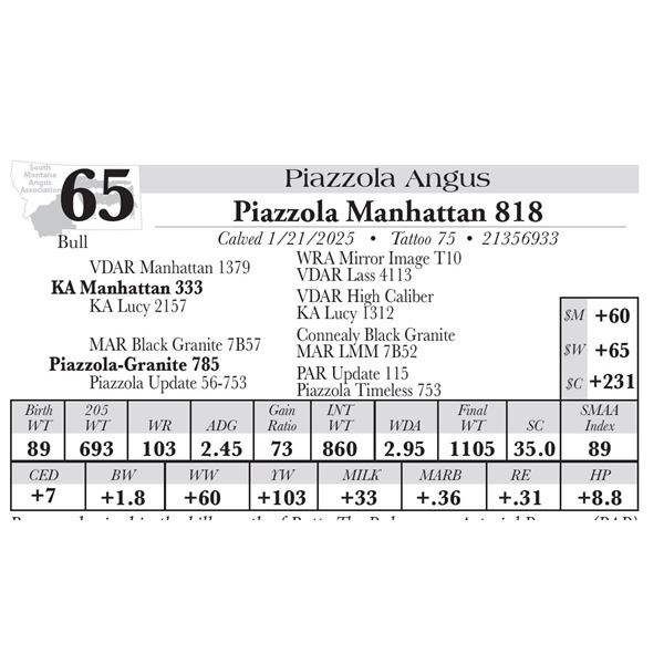 Piazzola Manhattan 818