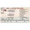Image 1 : BAR J V EFFECTIVE 5124