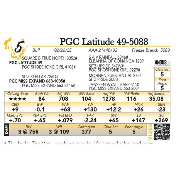 PGC Latitude 49-5088