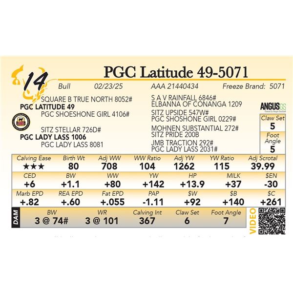 PGC Latitude 49-5071