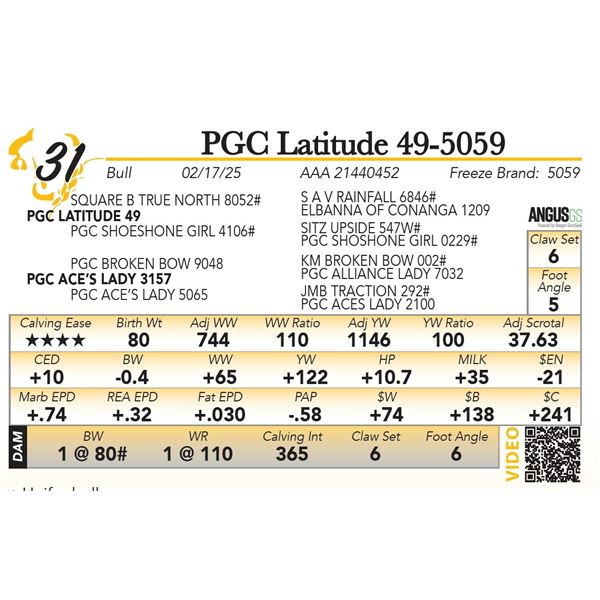 PGC Latitude 49-5059