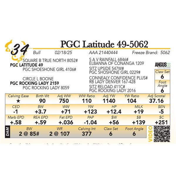 PGC Latitude 49-5062