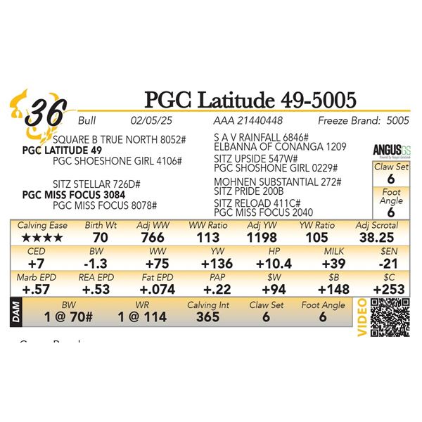 PGC Latitude 49-5005