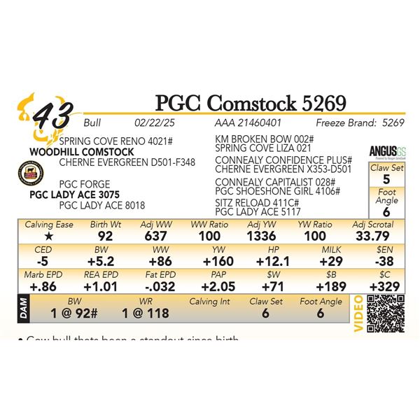 PGC Comstock 5269