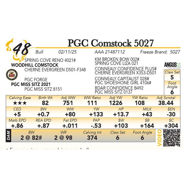 PGC Comstock 5027