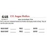 Image 1 : 151 ANGUS HEIFERS; Tag: White 34