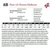 Image 1 : Four (4) Frozen Embryos