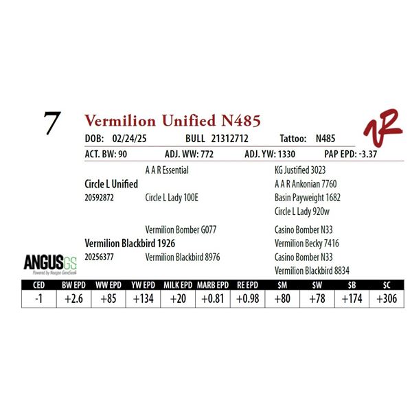 Vermilion Unified N485