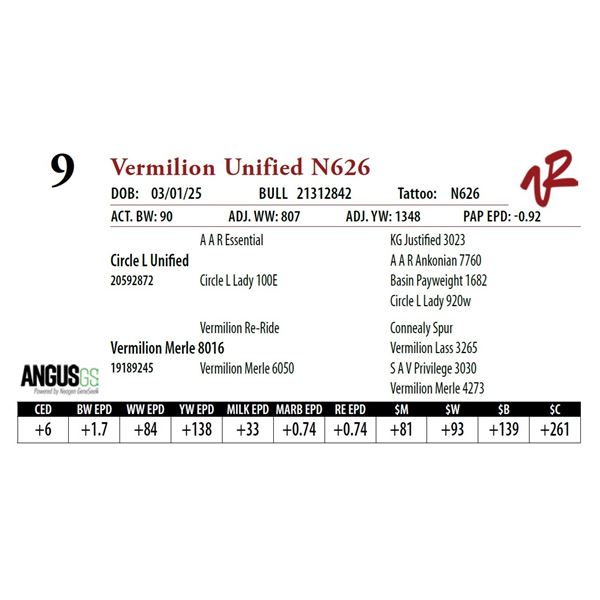 Vermilion Unified N626
