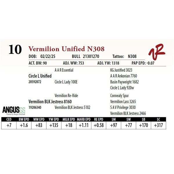 Vermilion Unified N308