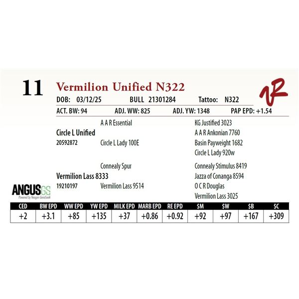 Vermilion Unified N322