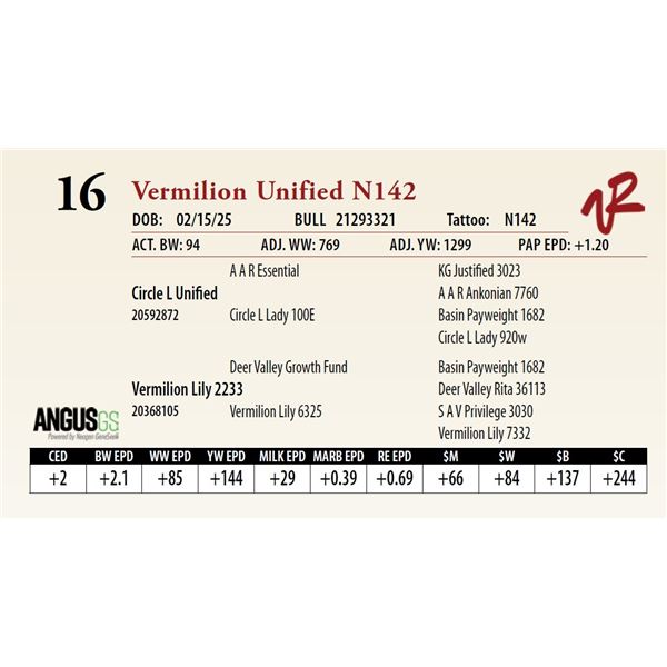 Vermilion Unified N142