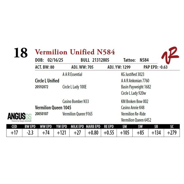 Vermilion Unified N584