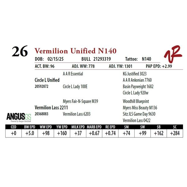 Vermilion Unified N140