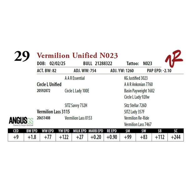 Vermilion Unified N023