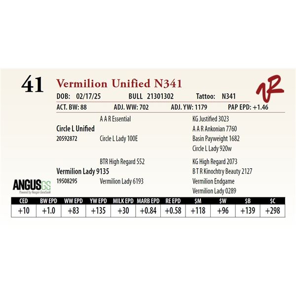 Vermilion Unified N341