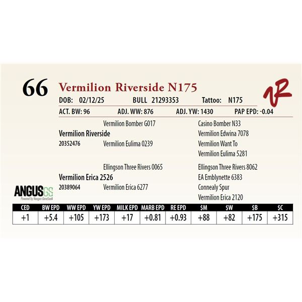 Vermilion Riverside N175