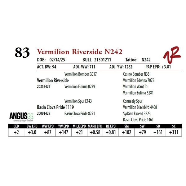 Vermilion Riverside N242