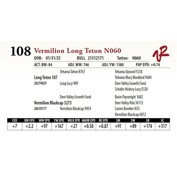 Vermilion Long Teton N060