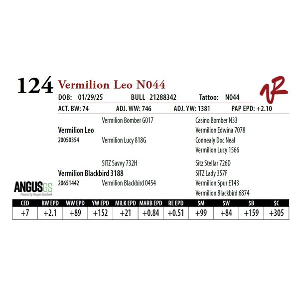 Vermilion Leo N044