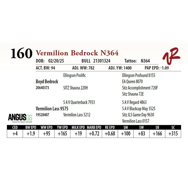 Vermilion Bedrock N364