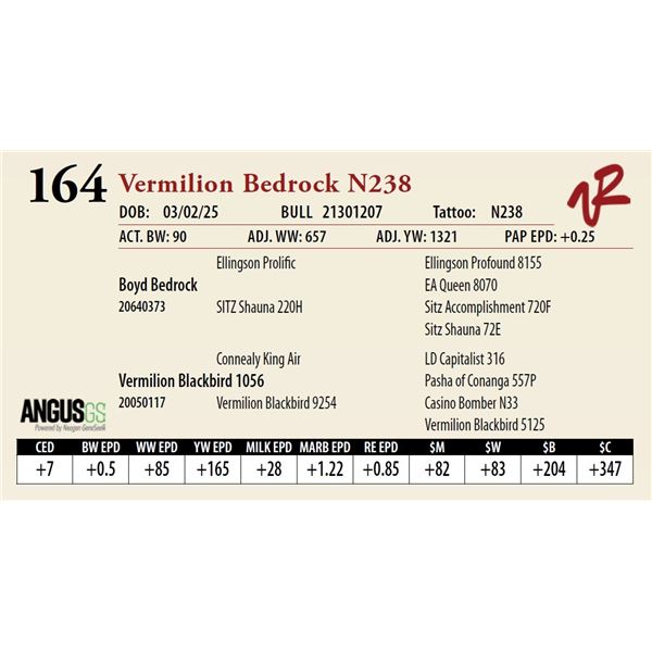 Vermilion Bedrock N238