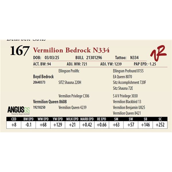 Vermilion Bedrock N334