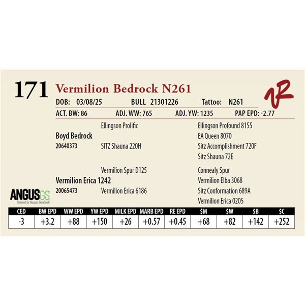 Vermilion Bedrock N261