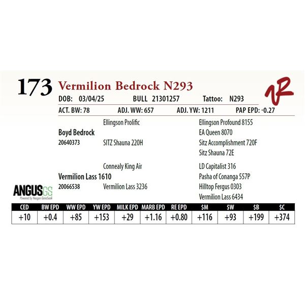 Vermilion Bedrock N293