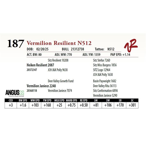Vermilion Resilient N512