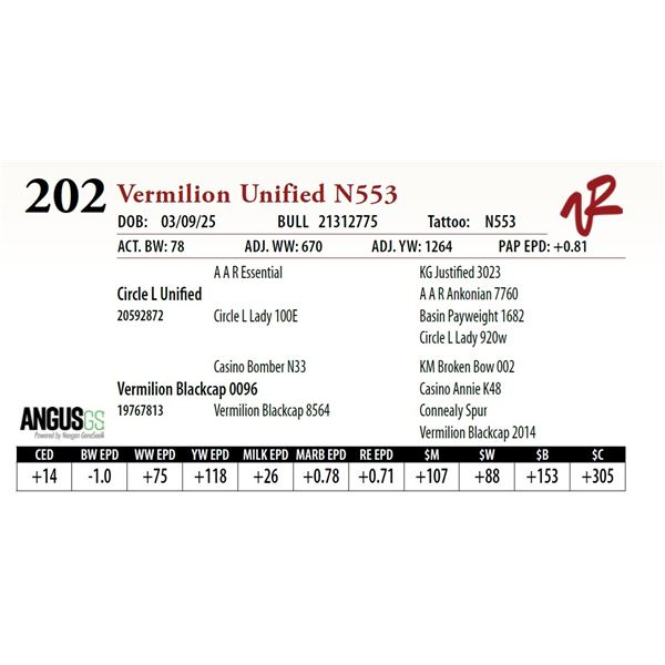 Vermilion Unified N553