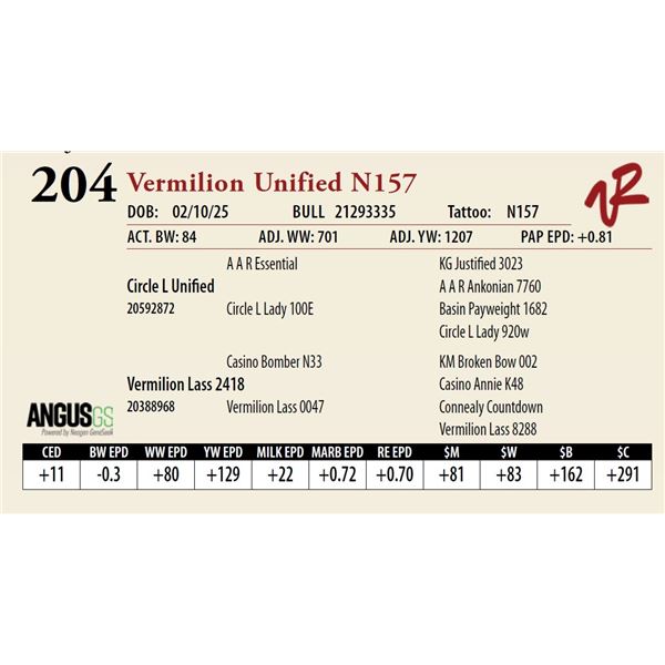 Vermilion Unified N157