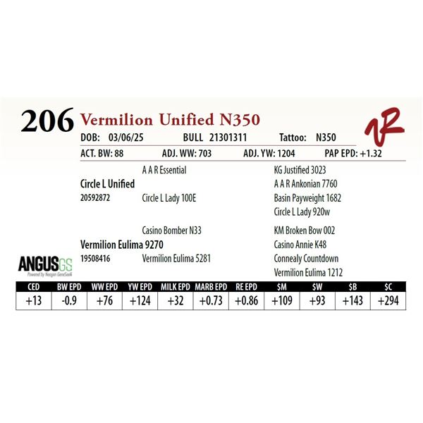 Vermilion Unified N350