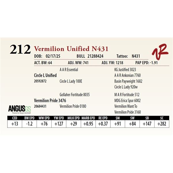 Vermilion Unified N431