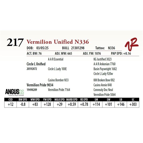 Vermilion Unified N336