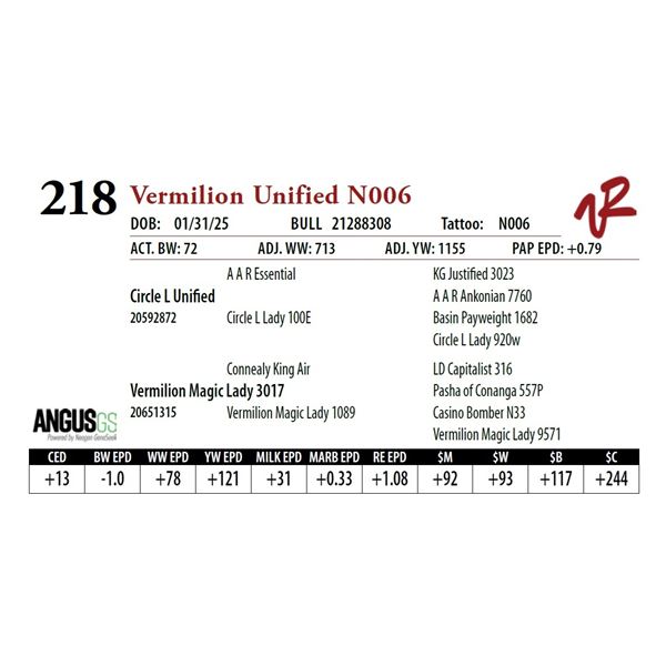 Vermilion Unified N006