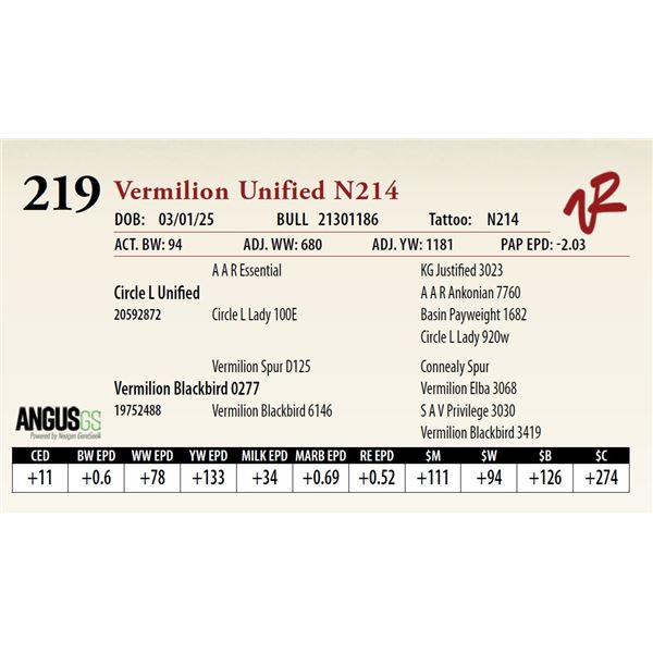 Vermilion Unified N214