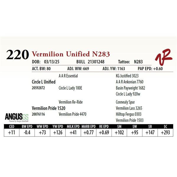 Vermilion Unified N283