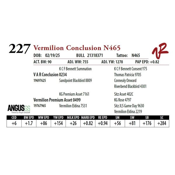 Vermilion Conclusion N465