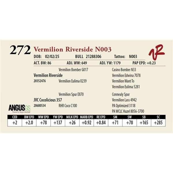 Vermilion Riverside N003