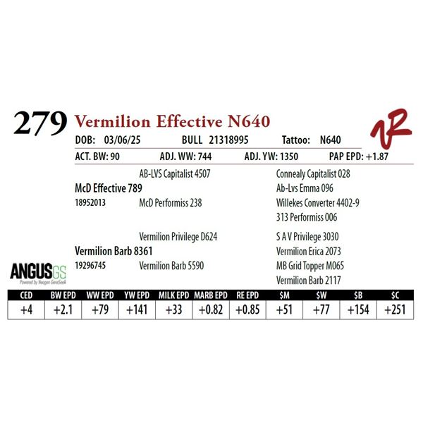Vermilion Effective N640