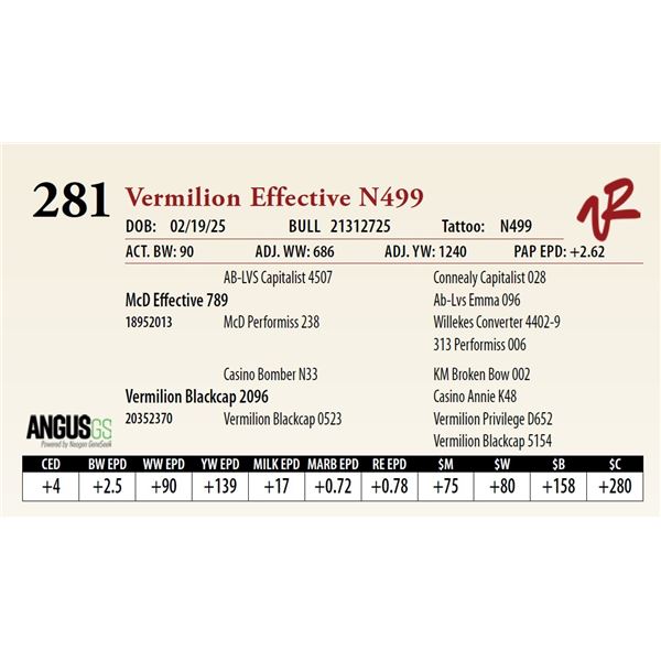 Vermilion Effective N499