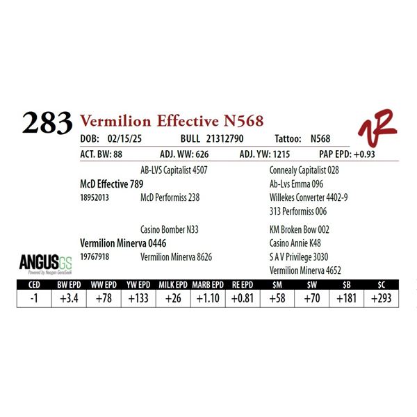 Vermilion Effective N568
