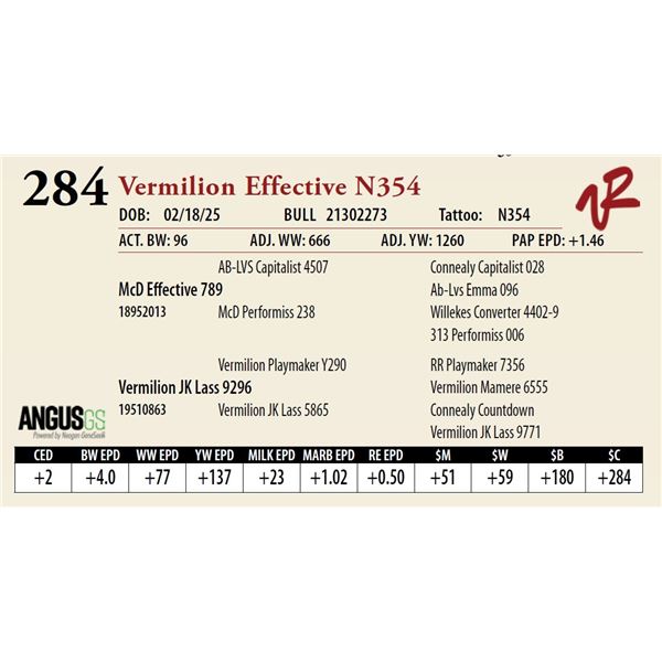 Vermilion Effective N354