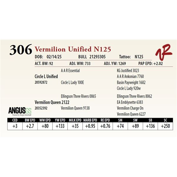 Vermilion Unified N125
