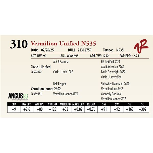 Vermilion Unified N535