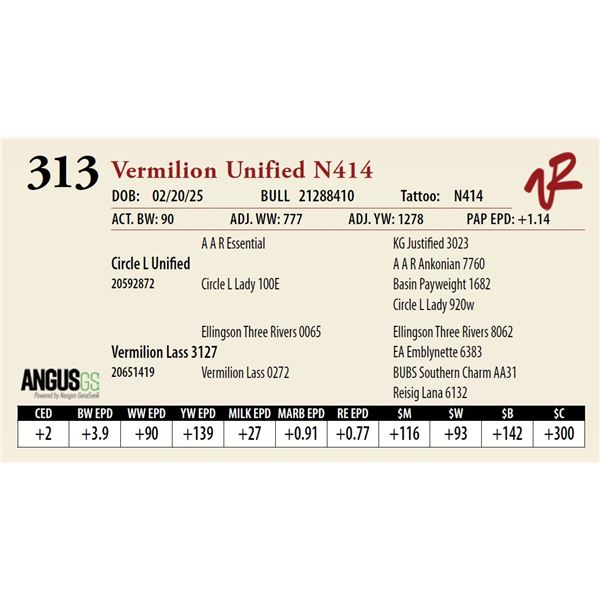 Vermilion Unified N414
