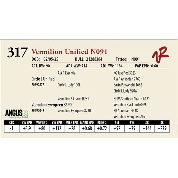 Vermilion Unified N091